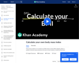 Calculate your own Body Mass Index