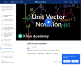 Unit Vector Notation