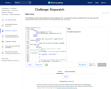 Challenge: Stopwatch