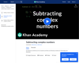 Subtracting Complex Numbers