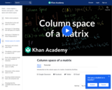 Column Space of a Matrix