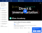 Direct and Inverse Variation