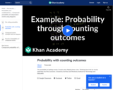 Example: Probability through counting outcomes