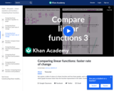 Comparing linear functions 3