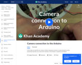 Camera connection to the Arduino
