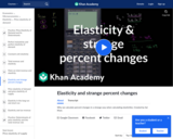 Elasticity and Strange Percent Changes