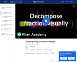 Decomposing a fraction visually