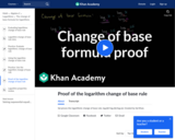 Change of base formula proof