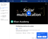 Scalar multiplication