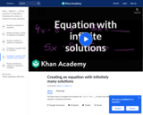 Number of solutions to linear equations ex 3