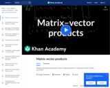 Matrix Vector Products