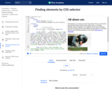 Finding elements by CSS selector