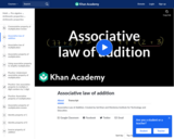 Associative Law of Addition