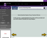 Wisc-Online Gastrointestinal System Drug Treatment Review