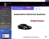 Wisc-Online Automotive Electrical Systems: Variable Resistors