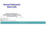 What are Human Embryonic Stem Cells?