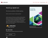 UML - Stand Up, Speak Out: The Practice and Ethics of Public Speaking