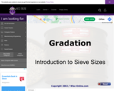 Wisc-Online Gradation - Sieve Sizes