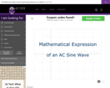 Wisc-Online Mathematical Expression of an AC Sine Wave