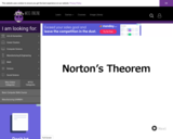 Wisc-Online Norton's Theorem