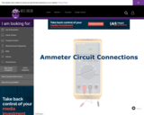 Wisc-Online Ammeter Circuit Connections