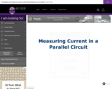 Wisc-Online Measuring Current in a Parallel Circuit