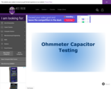 Wisc-Online Ohmmeter Capacitor Testing