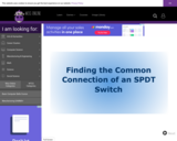 Wisc-Online Finding the Common Connection of an SPDT Switch