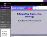 Wisc-Online Brain Exercise: Visualization #2