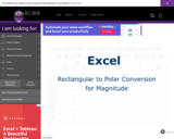 Wisc-Online Excel: Rectangular to Polar Conversion for Magnitude