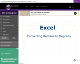 Wisc-Online Excel: Converting Radians to Degrees