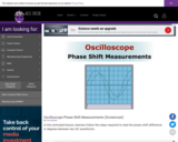 Wisc-Online Oscilloscope Phase Shift Measurements