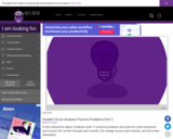 Wisc-Online Parallel Circuit Analysis Practice Problems Part 2