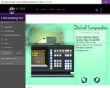 Wisc-Online Optical Comparator: Operating the Controller on the Starrett HB400