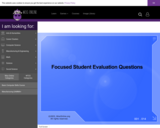 Wisc-Online Focused Student Evaluation Questions