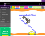 Wisc-Online An Algebraic Word Problem Involving Motion: Case 1
