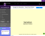 Wisc-Online Variation - Application Problems