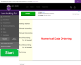 Wisc-Online Numerical Data Ordering