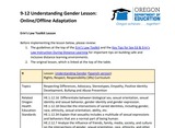 9-12 Understanding Gender Lesson (Online/Offline Adaptation)
