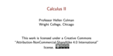 Calculus II (full course).