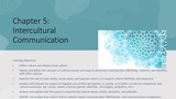 Chapter 5 (Intercultural Communication) PowerPoint