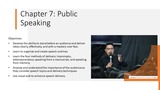 Chapter 7 (Public Speaking) PowerPoint