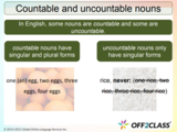 Countable And Uncountable Nouns – Free ESL Lesson Plan