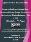 Research Guide on Cultured Meat: Research Articles, Books, Conferences - Abstract and Citation Database - 1985 to 2022