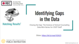 Data Mini-Series #1: Identifying Gaps in the Data