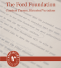 Ford Foundation History, 1936-2001