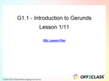Teaching Gerunds: An Introducing ESL Lesson Plan