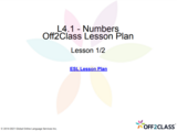 Teaching Numbers To ESL Students ( 0-20 ) - Off2Class Lesson Plan