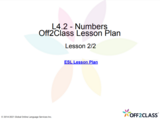 Teaching Numbers To Beginner ESL Students ( 21-100 ) - Off2Class Lesson Plan