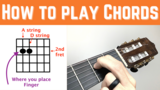 Playing Chords on Guitar
